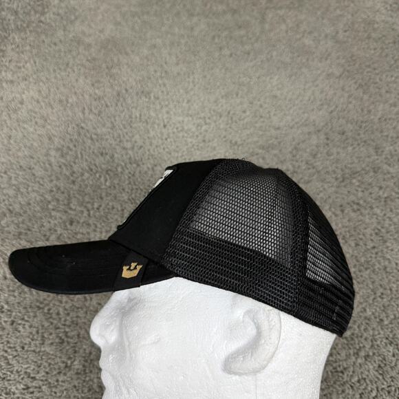 Goorin Bros Gorilla Hat Cap Snap Back Black Trucker Mesh Patch Mens One Size - Picture 7 of 12